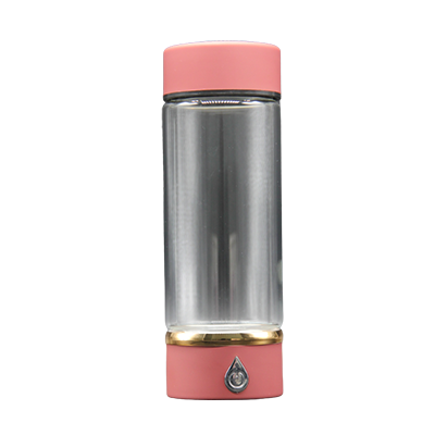 トップヘルシーインテリジェントカラフルライト電気水素水ガラス瓶SPEポータブルHHO水生成器を販売